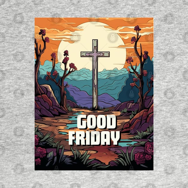 good friday with jesus by MilkyBerry